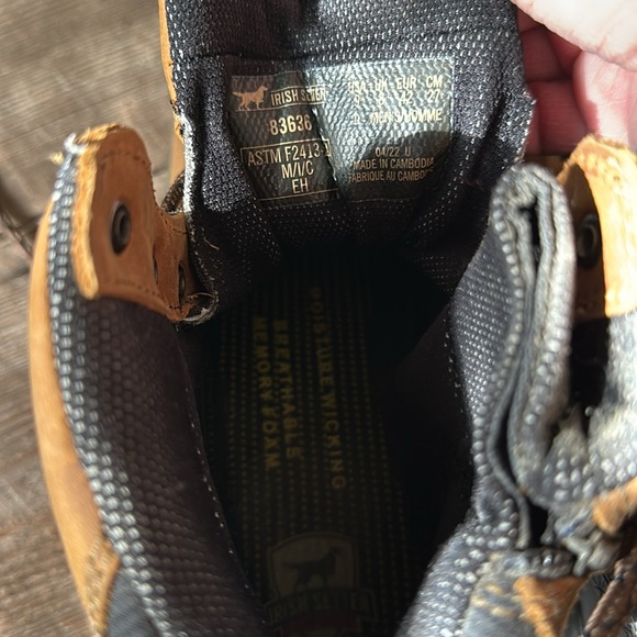 NWOT Irish Setter Kasota work boots, style 83636, men’s size 9 - Picture 7 of 11
